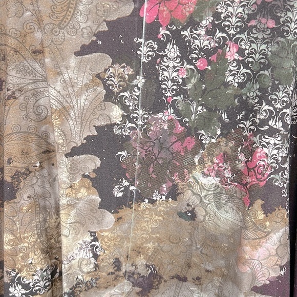 Fashion Bug Vintage Y2K Embellished Flowy Handkerchief Hem Women’s Size 2X Top - Picture 12 of 14